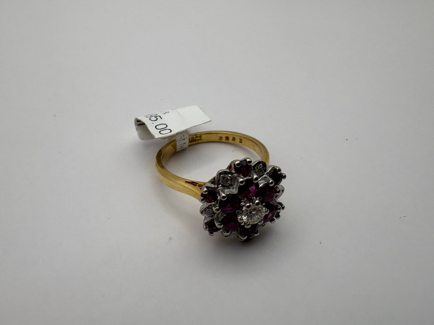 Diamond and ruby cluster