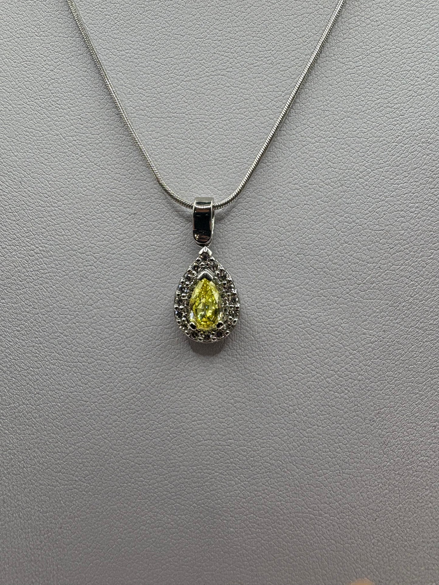 Yellow Diamond Pendant