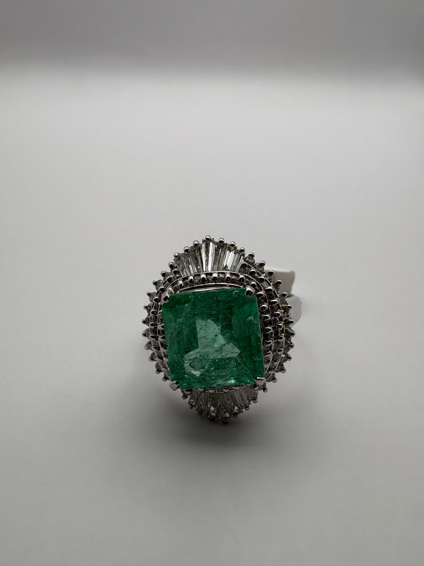 Diamond and Emerald Ring