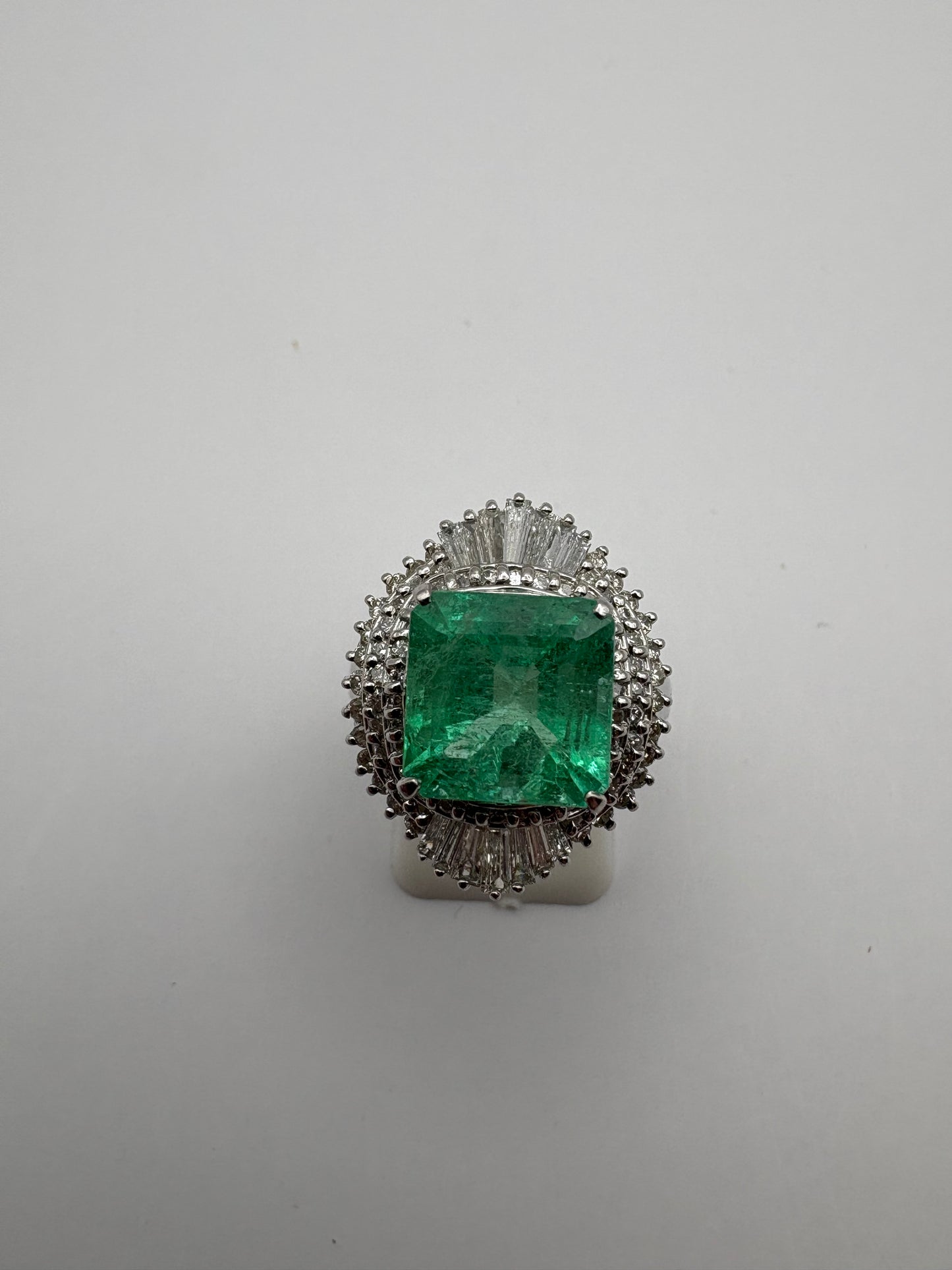 Diamond and Emerald Ring