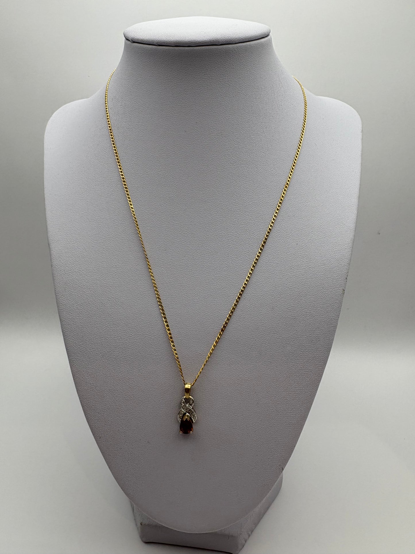 9ct Gold Diamond Pendant