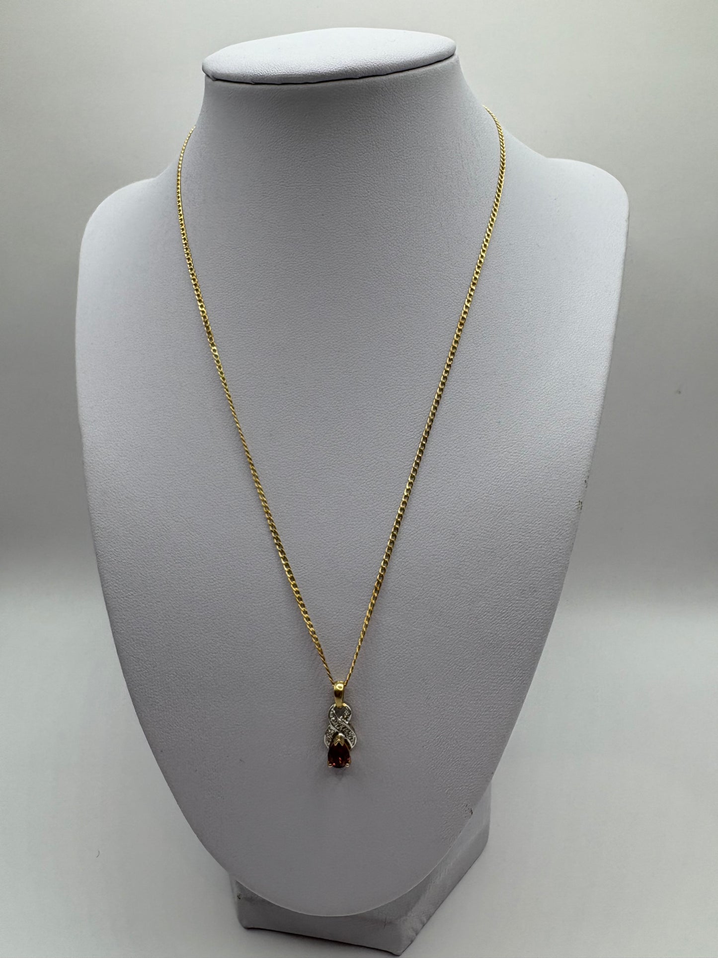 9ct Gold Diamond Pendant