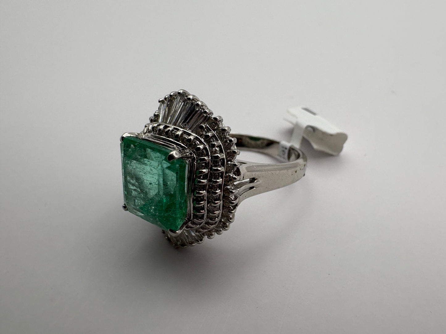 Diamond and Emerald Ring