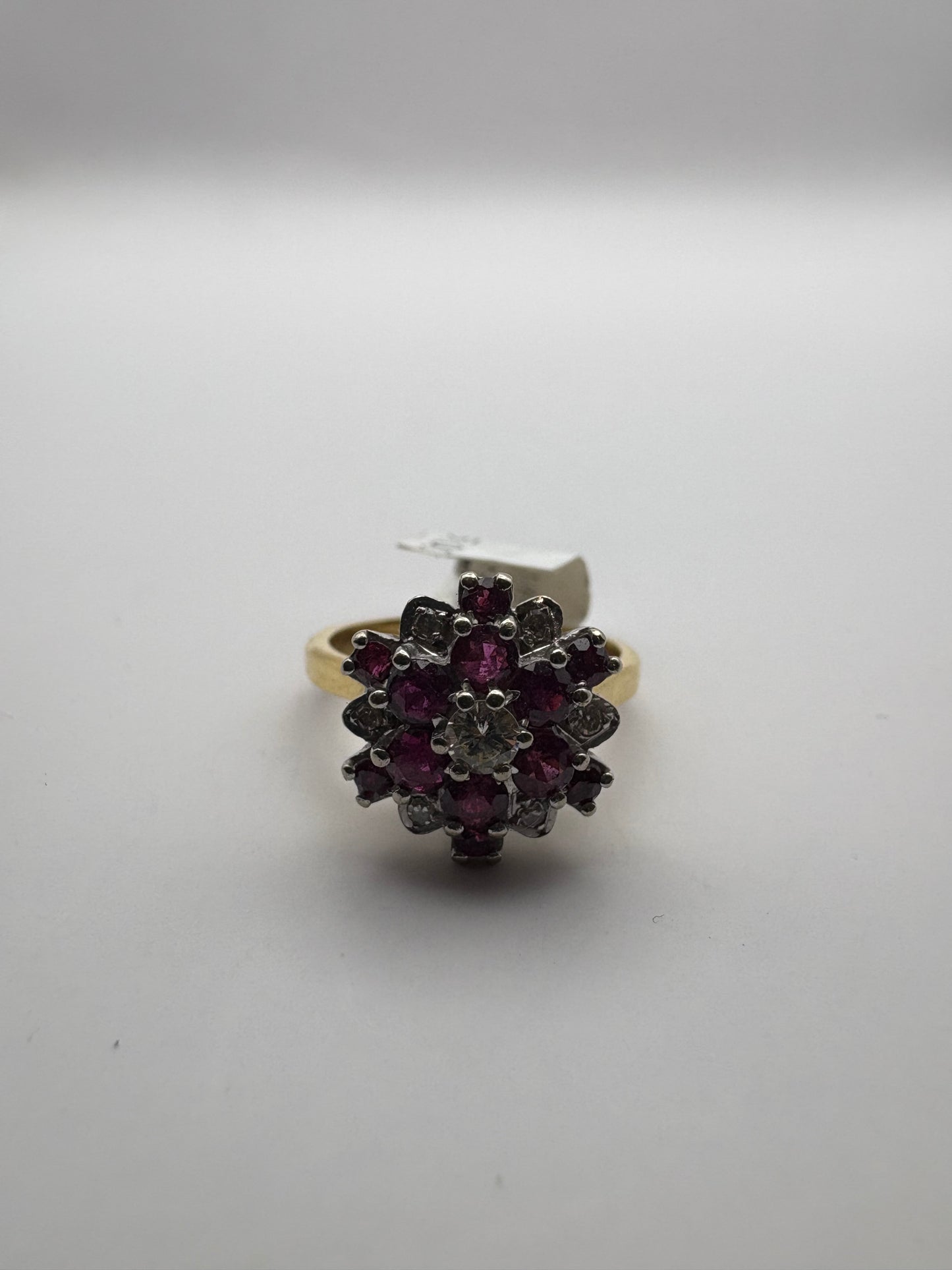 Diamond and ruby cluster