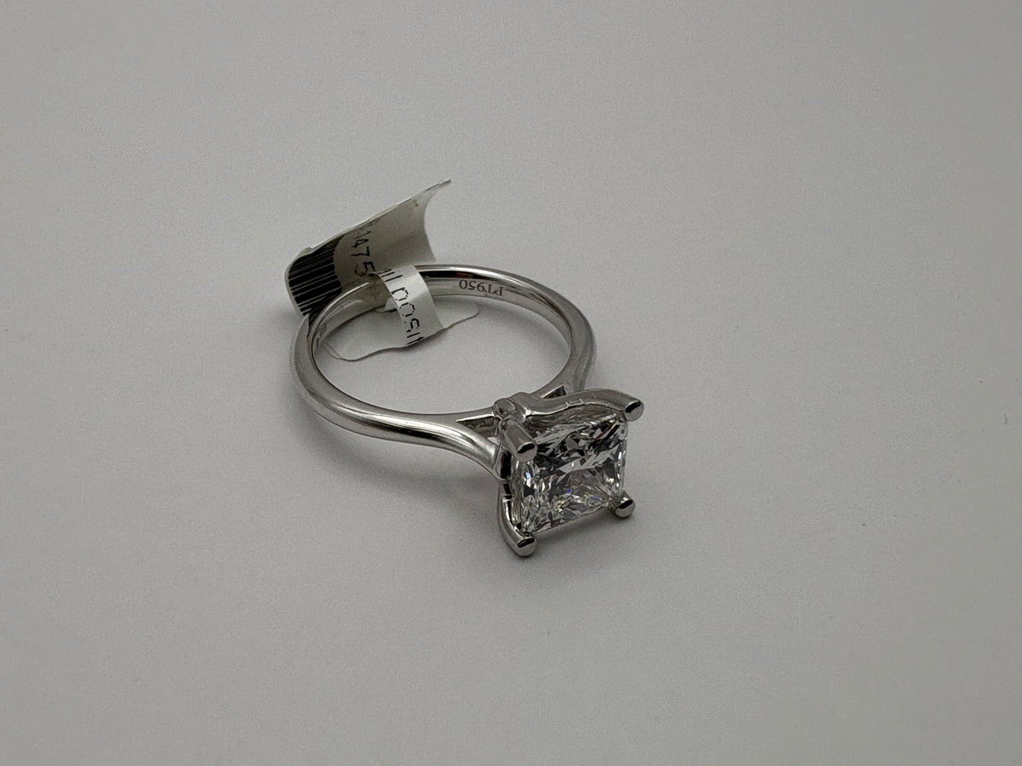 Platinum Lab Grown Diamond Ring 1.5ct