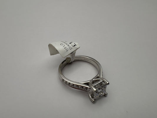 1.51ct Princess cut Lab Grown Diamond Ring